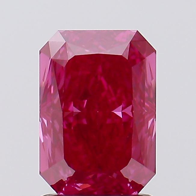 1.71 Ct. Fancy Vivid Pink Radiant Lab Grown Diamond