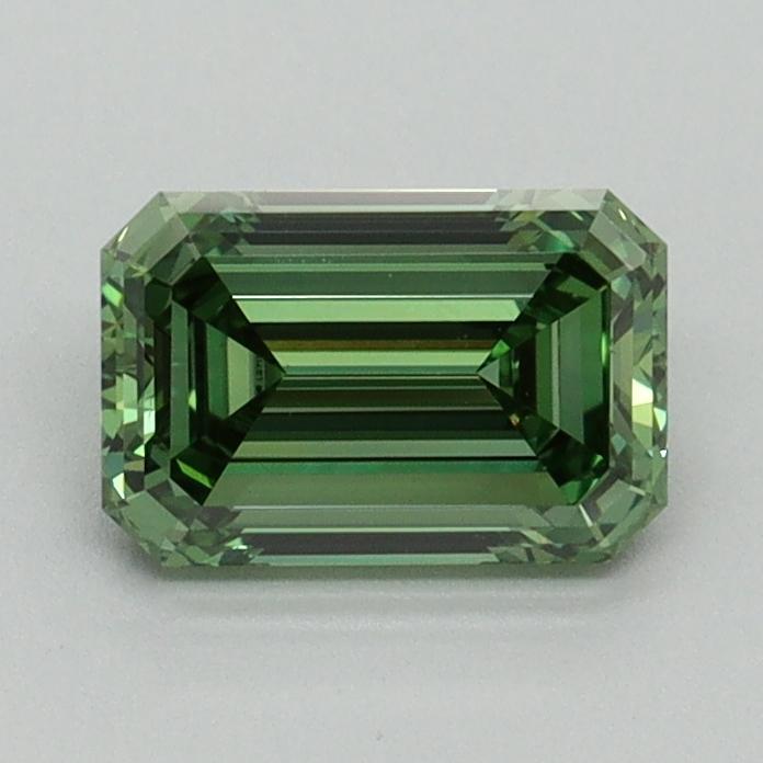 0.94 Ct. Fancy Vivid Green Emerald Lab Grown Diamond