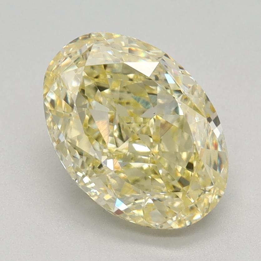 1.67 Ct. Fancy Intense Yellow Oval Lab Grown Diamond