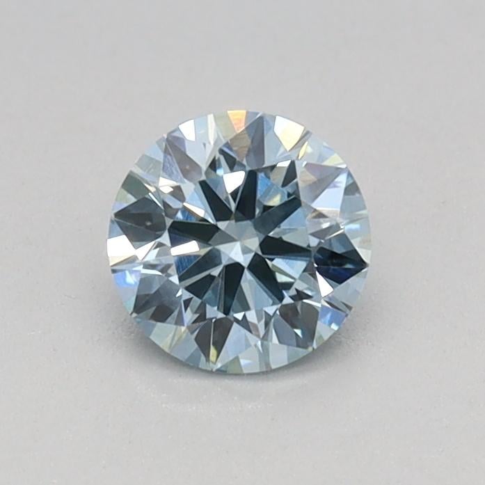 0.33 Ct. Fancy Intense Blue Round Lab Grown Diamond