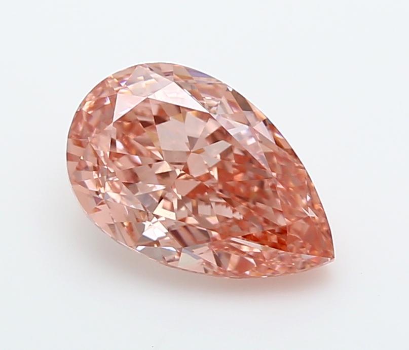 2.10 Ct. Fancy Vivid  Pink Pear Lab Grown Diamond