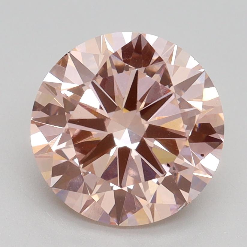 2.50 Ct. Fancy Intense Pink Round Lab Grown Diamond