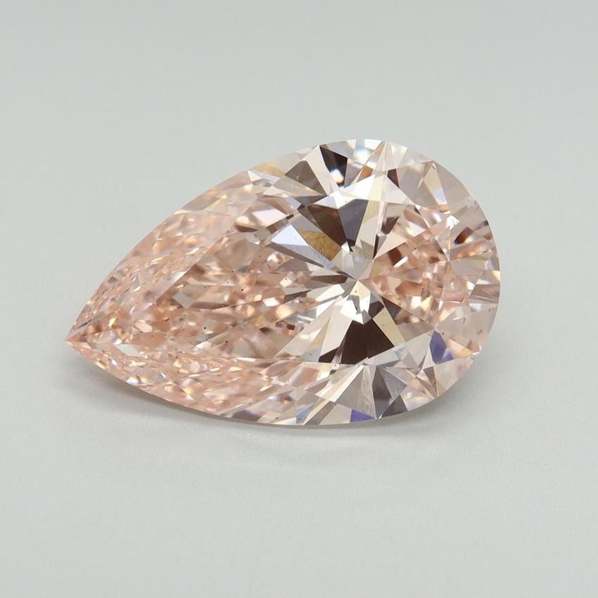 5.65 Ct. Fancy Intense Pink Pear Lab Grown Diamond