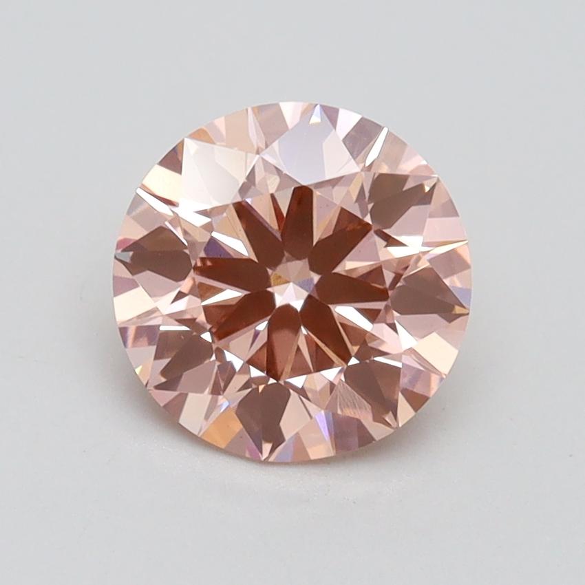 1.39 Ct. Fancy Intense Pink Round Lab Grown Diamond