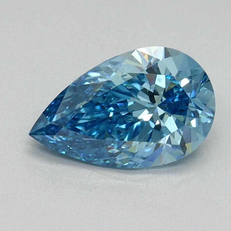 1.00 Ct. Fancy Vivid Blue Pear Lab Grown Diamond