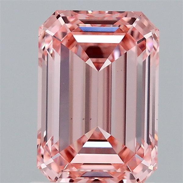 1.70 Ct. Fancy Vivid  Pink Emerald Lab Grown Diamond