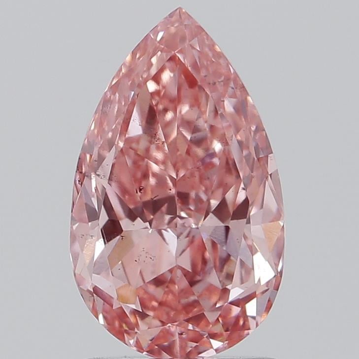 1.50 Ct. Fancy Vivid  Pink Pear Lab Grown Diamond