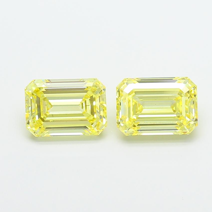 1.88 Ct. Fancy Intense Yellow Emerald Lab Grown Diamond