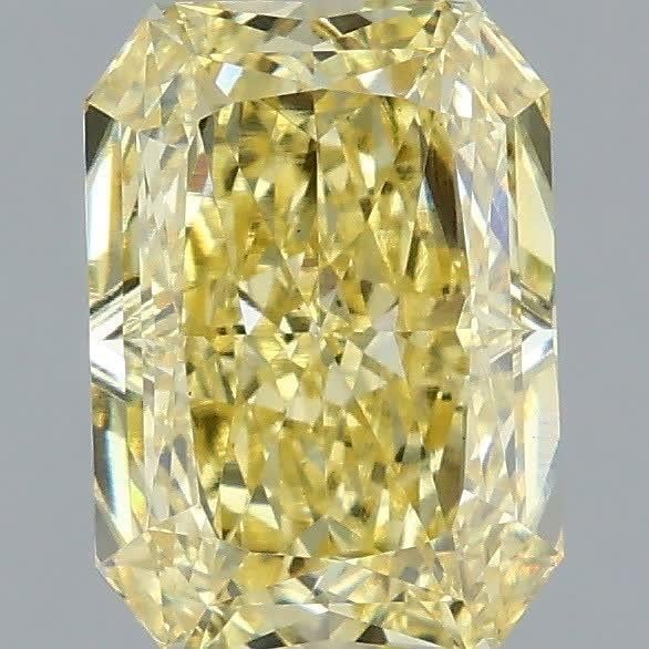 2.60 Ct. Fancy Intense Yellow Radiant Lab Grown Diamond