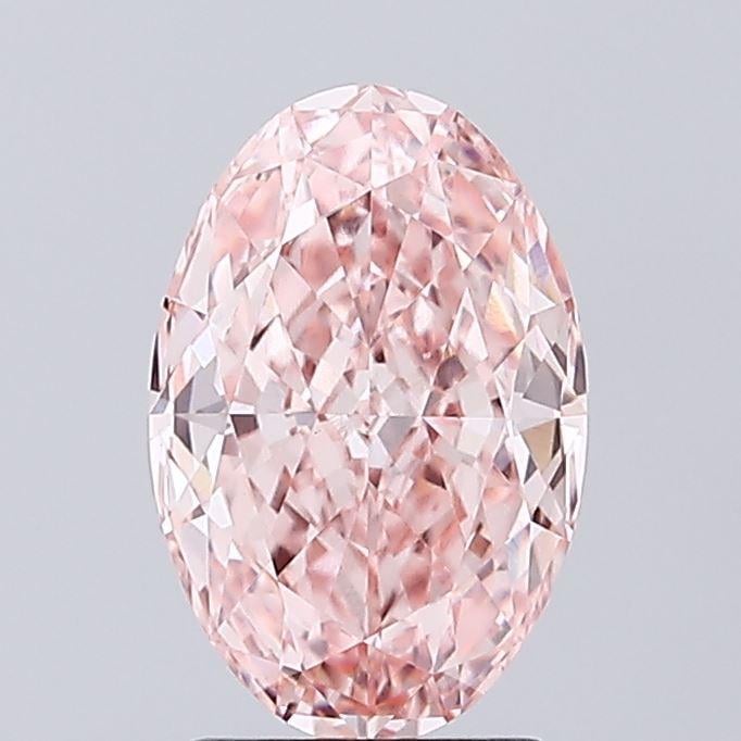 2.06 Ct. Fancy Vivid Pink Oval Lab Grown Diamond