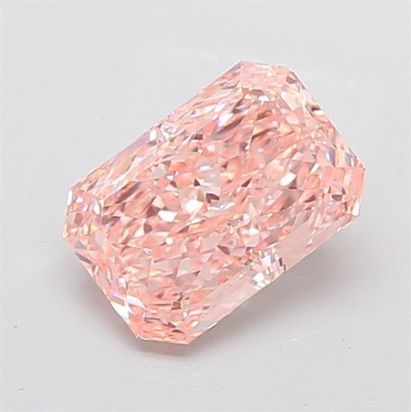 2.60 Ct. Fancy Vivid Pink Radiant Lab Grown Diamond
