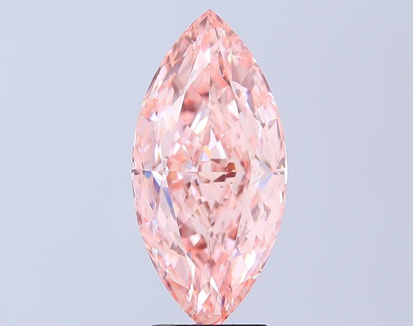 5.01 Ct. Fancy Pink Marquise Lab Grown Diamond
