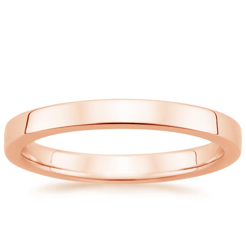 2.5mm Quattro Wedding Ring in 14K Rose Gold