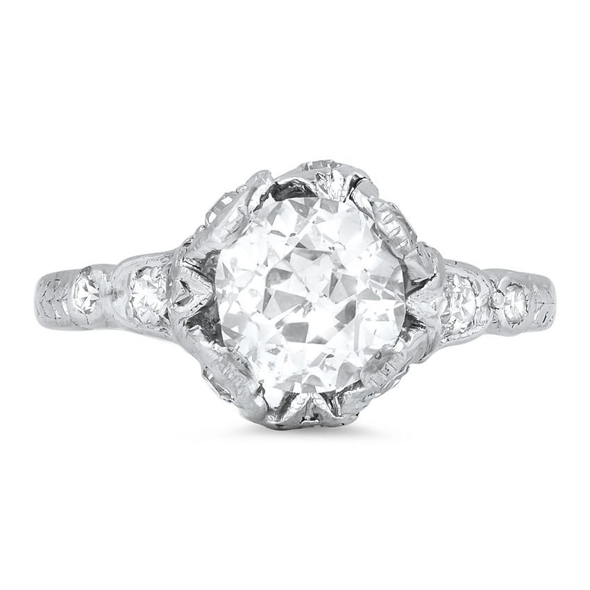 Art Deco Diamond Vintage Ring | Lorianna | Brilliant Earth