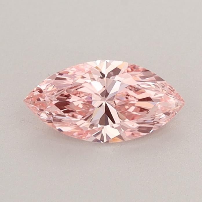 0.52 Ct. Fancy Vivid Pink Marquise Lab Grown Diamond