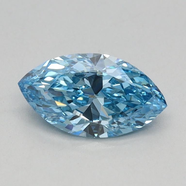 0.45 Ct. Fancy Vivid Blue Marquise Lab Grown Diamond