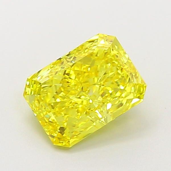 1.28 Ct. Fancy Vivid  Yellow Radiant Lab Grown Diamond