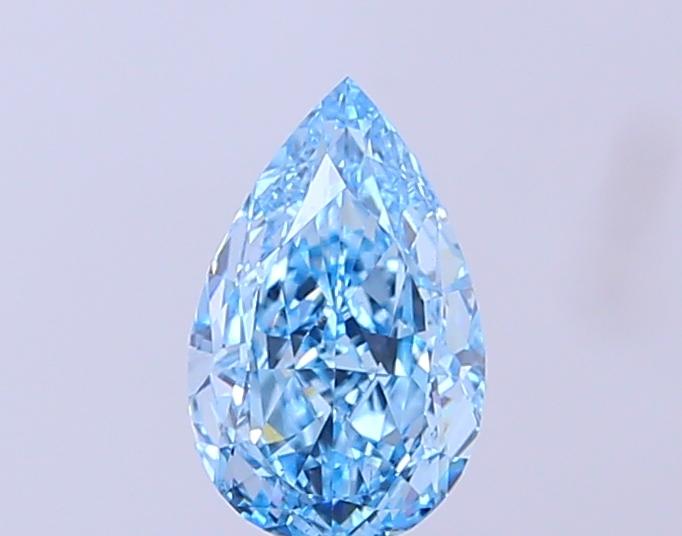 1.00 Ct. Fancy Vivid Blue Pear Lab Grown Diamond
