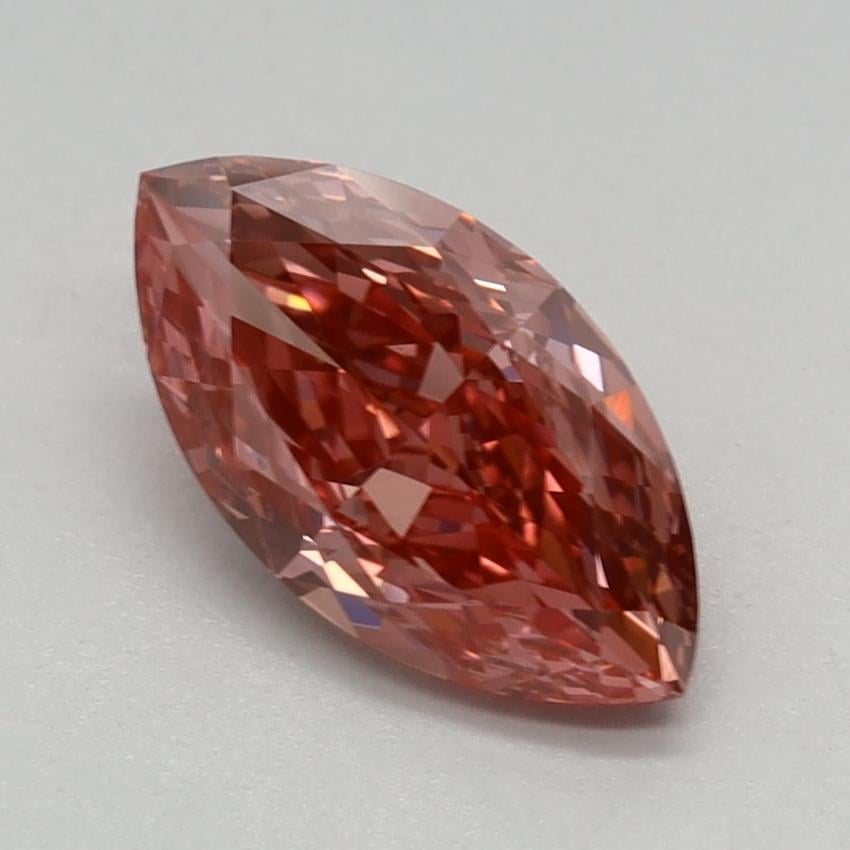 1.17 Ct. Fancy Vivid Pink Marquise Lab Grown Diamond
