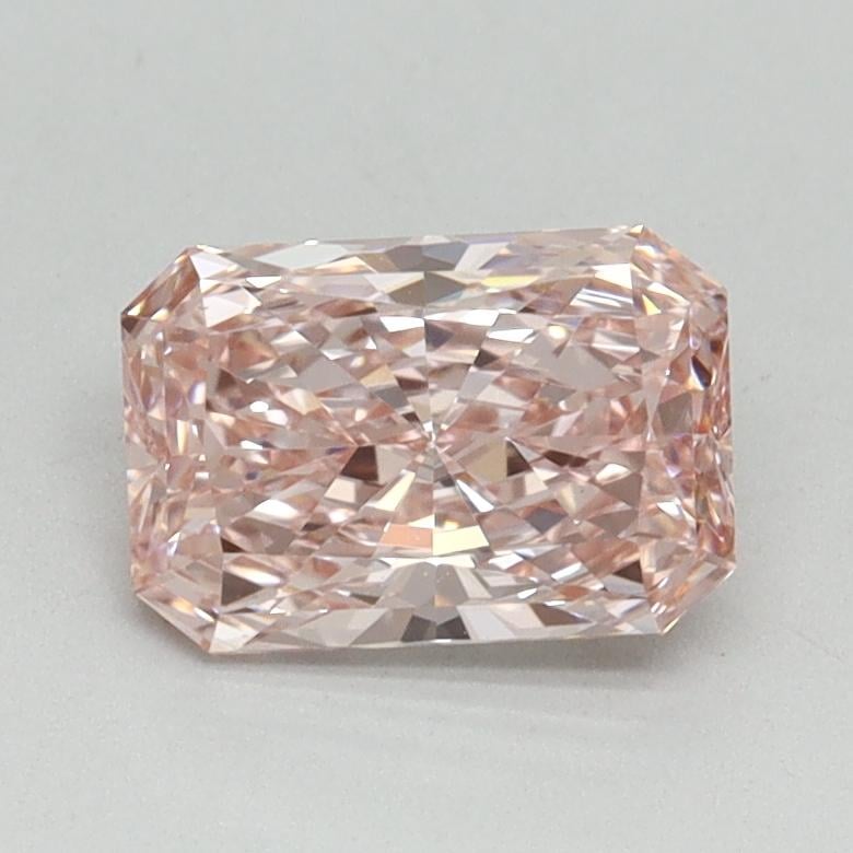 1.00 Ct. Fancy Vivid Pink Radiant Lab Grown Diamond