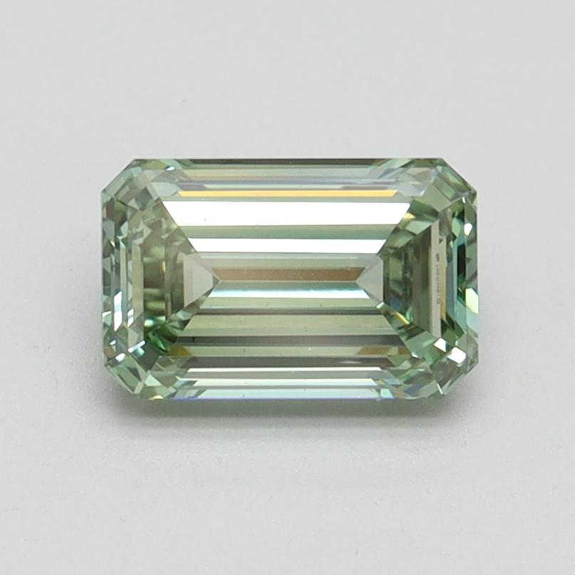 1.01 Ct. Fancy Intense Green Emerald Lab Grown Diamond