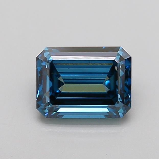 1.08 Ct. Fancy Vivid  Blue Emerald Lab Grown Diamond