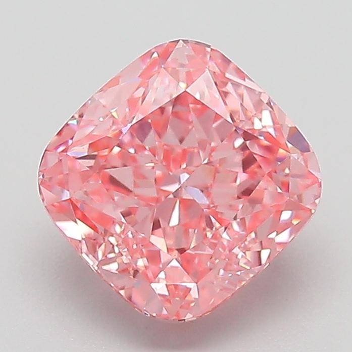 2.07 Ct. Fancy Pink Cushion Lab Grown Diamond