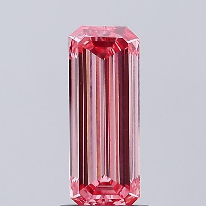 1.30 Ct. Fancy Vivid Pink Emerald Lab Grown Diamond