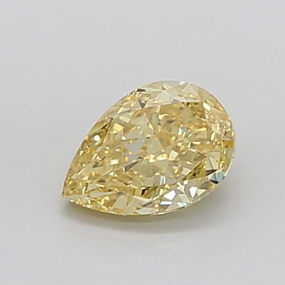 1.32 Ct. Fancy Vivid Yellow Pear Lab Grown Diamond