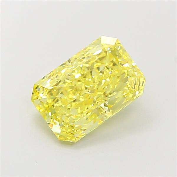 2.56 Ct. Fancy Vivid Yellow Radiant Lab Grown Diamond