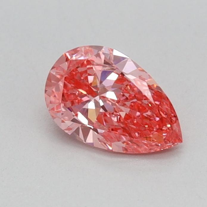 0.35 Ct. Fancy Vivid Pink Pear Lab Grown Diamond