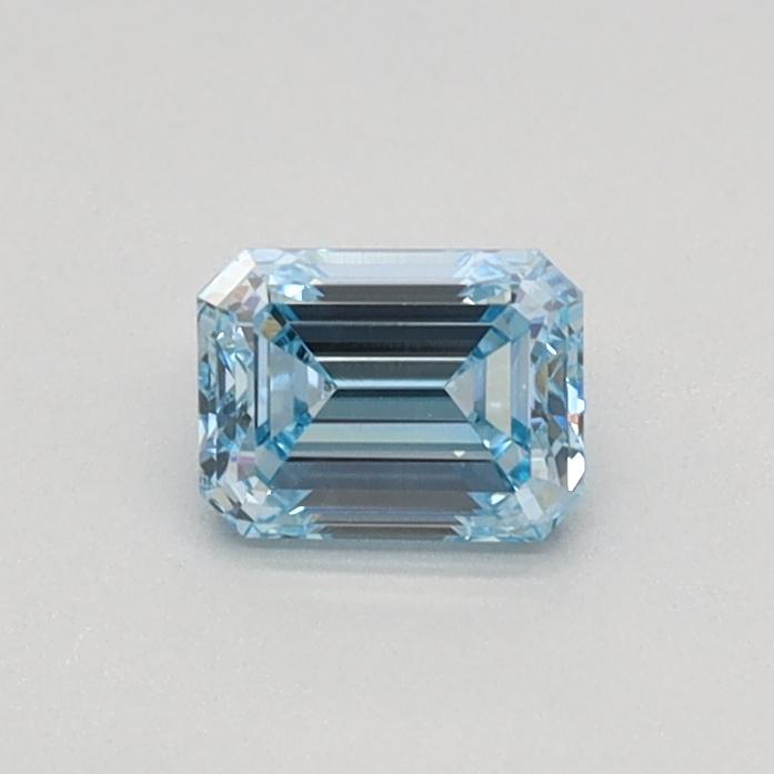 0.34 Ct. Fancy Intense Blue Emerald Lab Grown Diamond