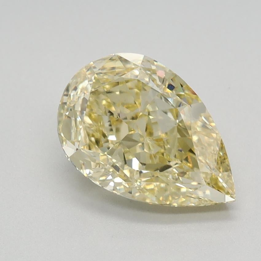 1.70 Ct. Fancy Intense Yellow Pear Lab Grown Diamond
