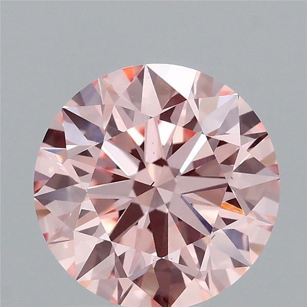 2.10 Ct. Fancy Intense Pink Round Lab Grown Diamond