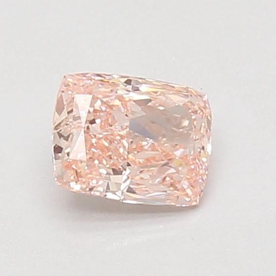 0.71 Ct. Fancy Vivid Pink Cushion Lab Grown Diamond