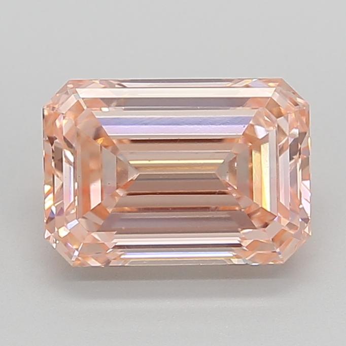 3.03 Ct. Fancy Intense  Pink Emerald Lab Grown Diamond