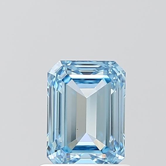 1.00 Ct. Fancy Vivid Blue Emerald Lab Grown Diamond