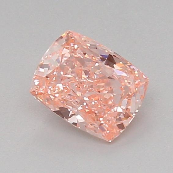 0.85 Ct. Fancy Vivid Pink Cushion Lab Grown Diamond