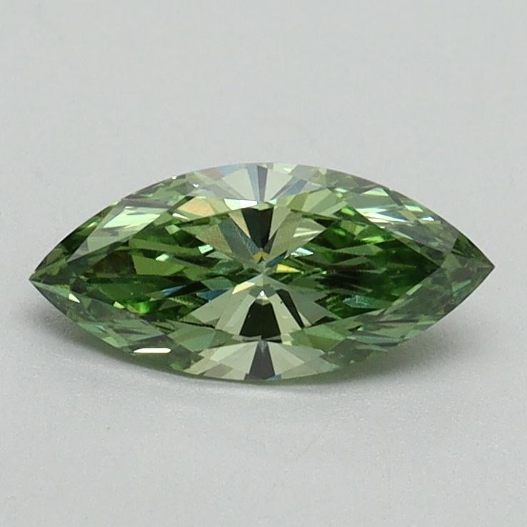 0.50 Ct. Fancy Vivid Green Marquise Lab Grown Diamond