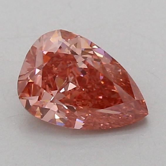 1.07 Ct. Fancy Vivid Pink Pear Lab Grown Diamond