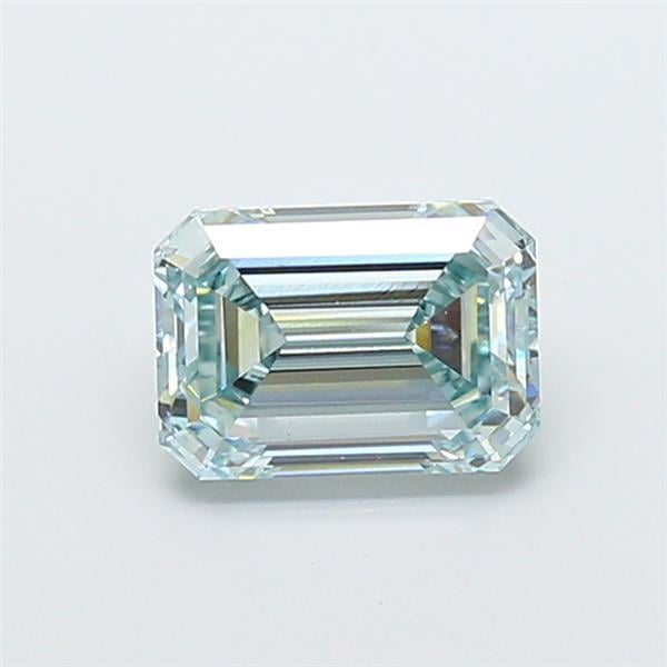 2.10 Ct. Fancy  Green Emerald Lab Grown Diamond