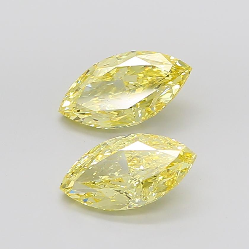 2.51 Ct. Fancy Intense Yellow Marquise Lab Grown Diamond