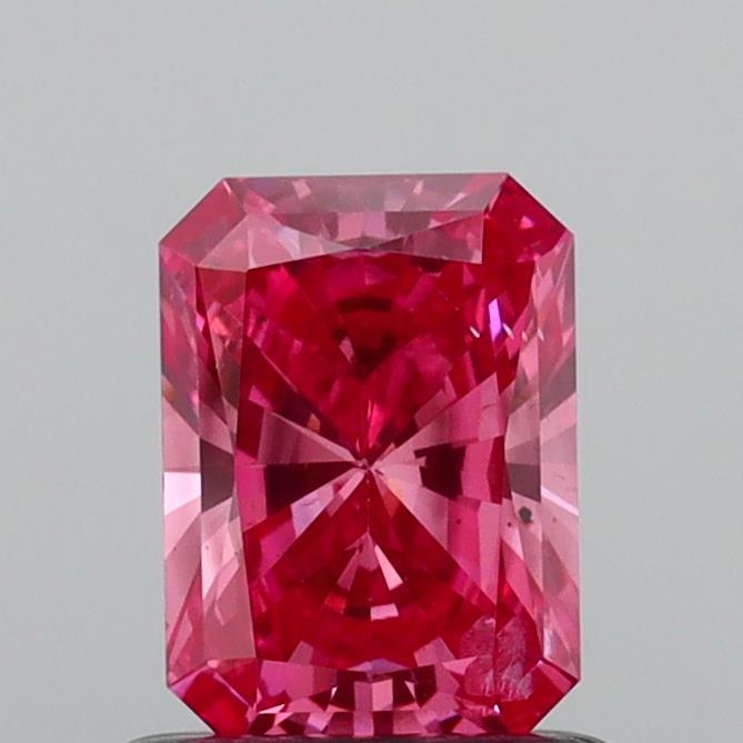 0.80 Ct. Fancy Vivid Pink Radiant Lab Grown Diamond