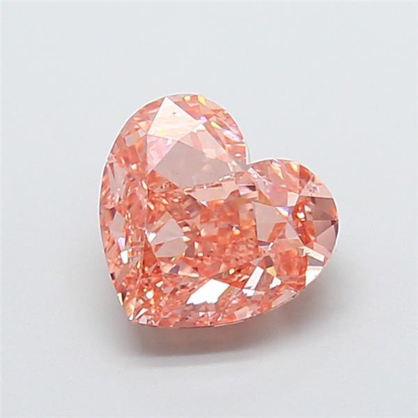 2.54 Ct. Fancy Brown Heart Lab Grown Diamond