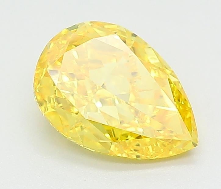 1.10 Ct. Fancy Intense Yellow Pear Lab Grown Diamond