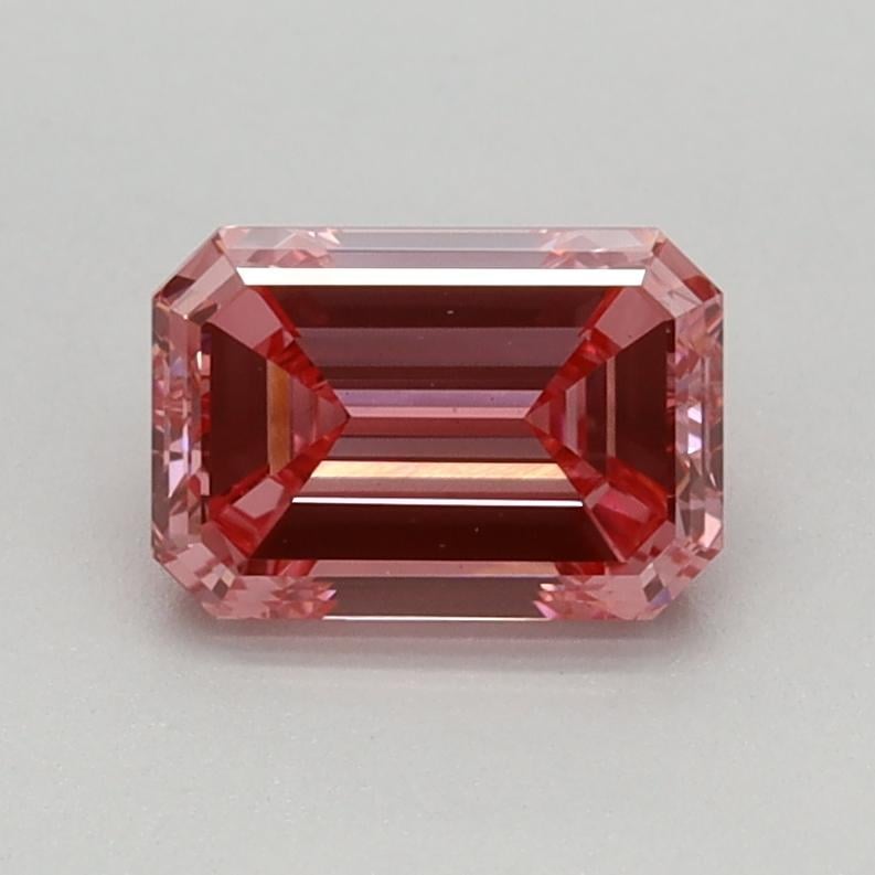 0.80 Ct. Fancy Vivid Pink Emerald Lab Grown Diamond