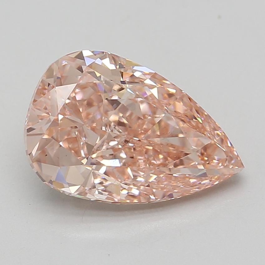 5.09 Ct. Fancy Intense Pink Pear Lab Grown Diamond