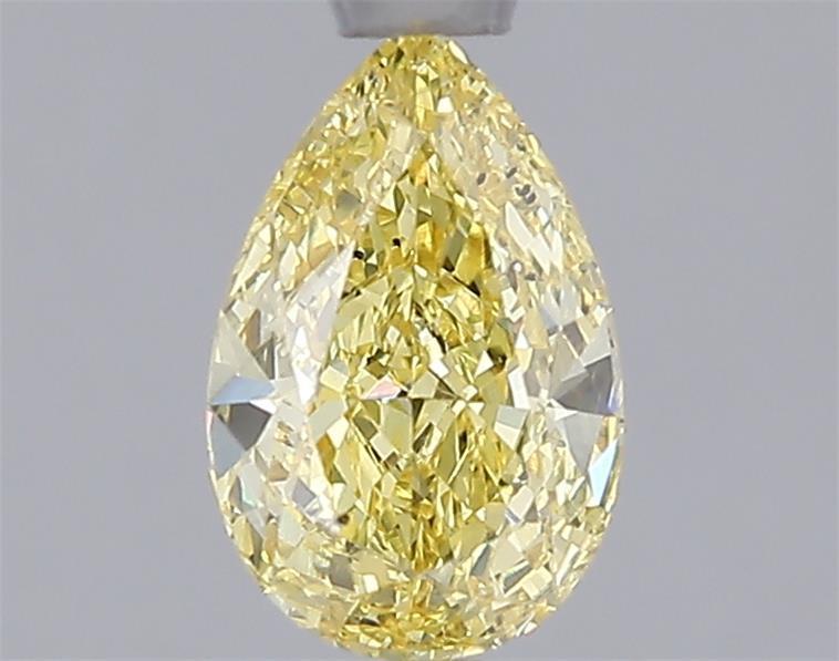 1.07 Ct. Fancy Vivid Yellow Yellow Pear Lab Grown Diamond