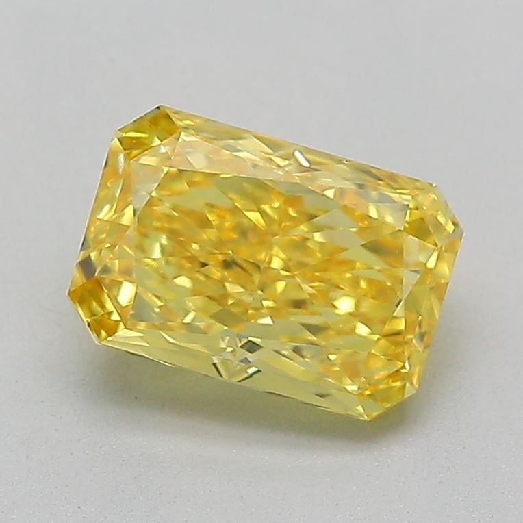 1.11 Ct. Fancy Vivid  Yellow Radiant Lab Grown Diamond