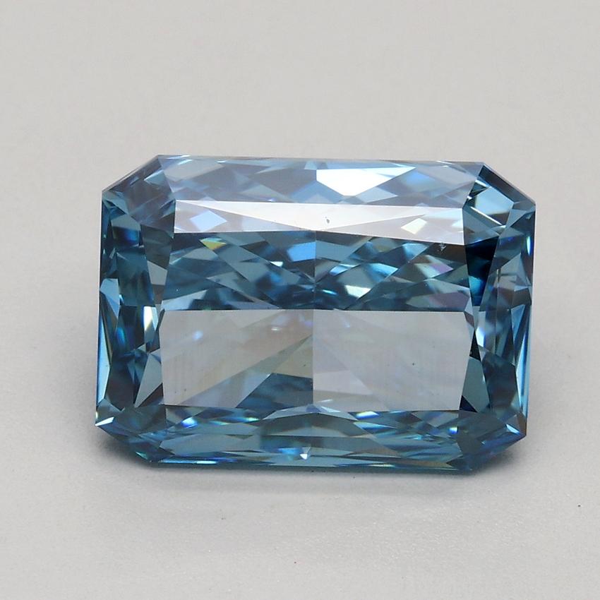 3.00 Ct. Fancy Vivid Blue Radiant Lab Grown Diamond